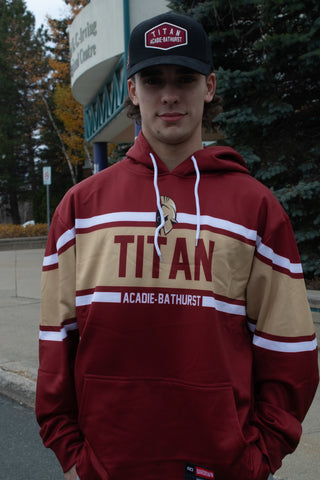 Red & Gold Varsity Sweater